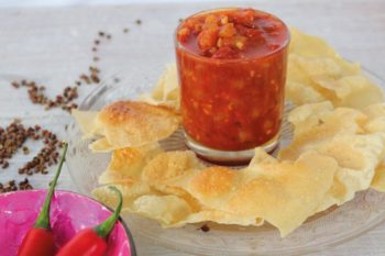 Ananas-Tomaten Chutney (vegan)